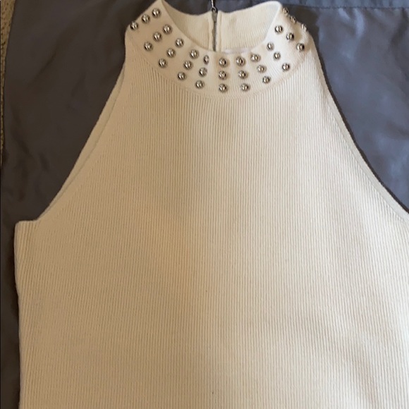 Ramy Brook Tops - Ramy Brook Studded Neck Sweater SZ M